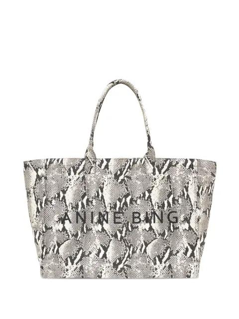 python-print tote bag by ANINE BING