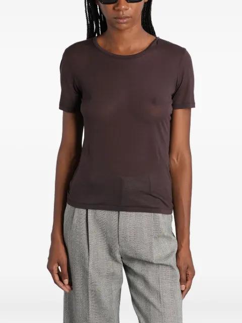 round-neck short-sleeve T-shirt by ANINE BING