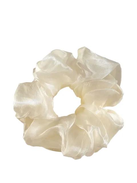 organza scrunchie by ANISSA KERMICHE