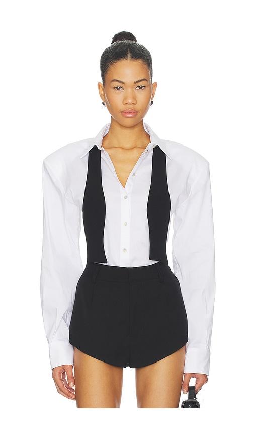 Aniye By Costanza Smoking Shirt in White by ANIYE BY