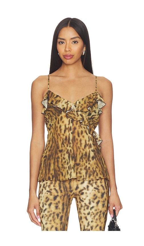 Aniye By Eva Top in Tan by ANIYE BY