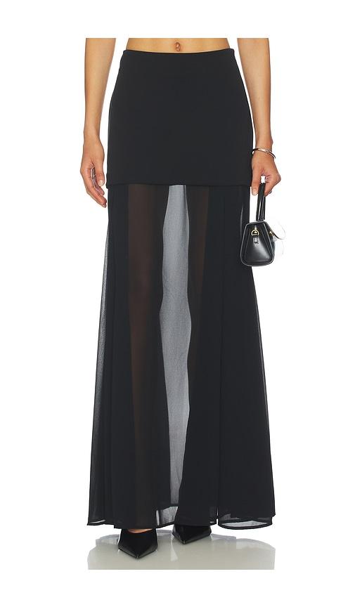 Aniye By Lavinia Long Skirt in Black by ANIYE BY
