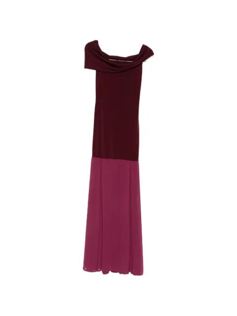 Dreams Norah off-the-shoulder draped maxi dress by ANIYE BY