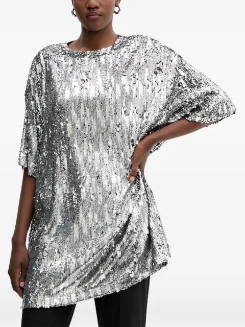 Lulù sequin embellished T-shirt mini dress by ANIYE BY