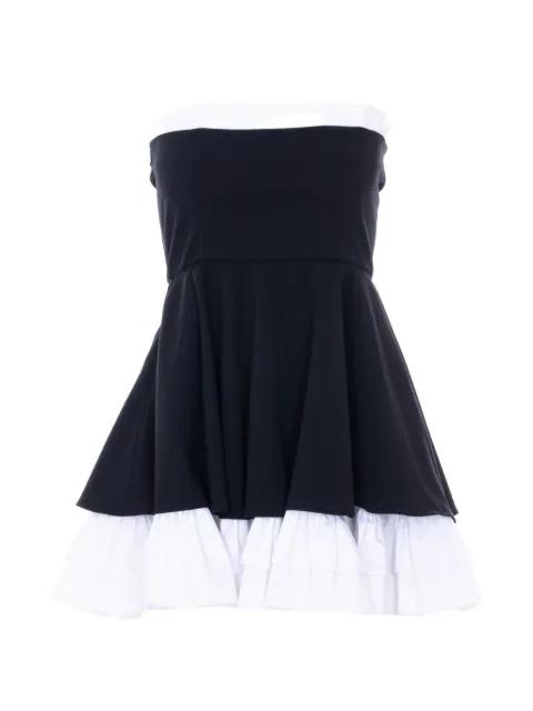 Sandy colour-block flared mini dress by ANIYE BY