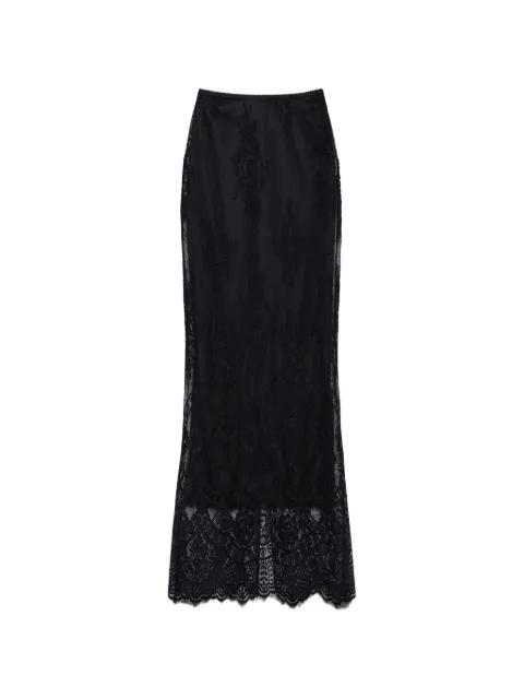 Silva lace floral-pattern midi skirt by ANIYE BY