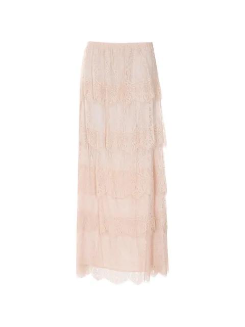 Silva lace maxi skirt by ANIYE BY