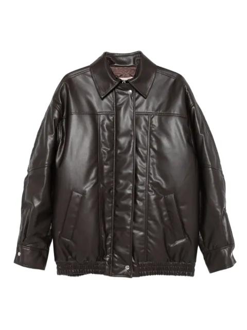 button-fastening bomber jacket by ANIYE BY