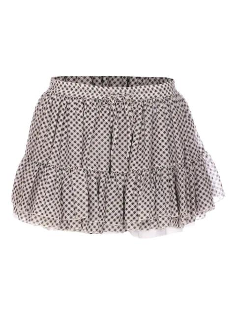checked skirt by ANIYE BY