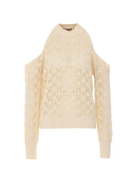 cut-out detail sweater by ANIYE BY