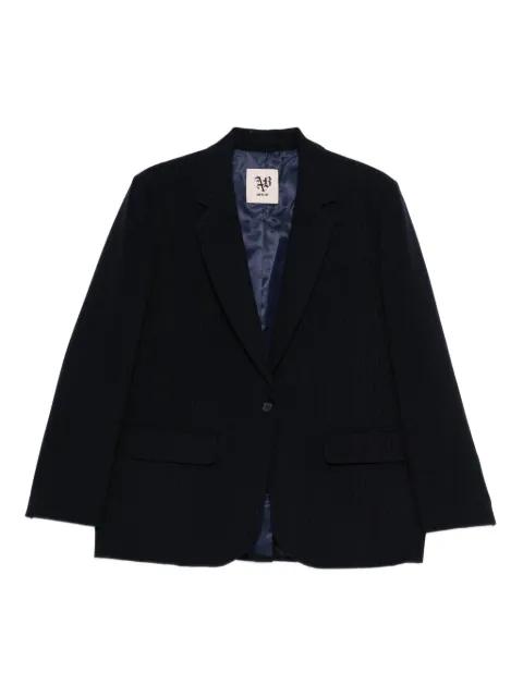 pinstripe-print single-breasted blazer by ANIYE BY