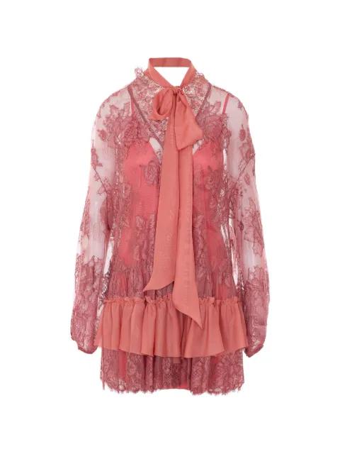ruffled mini dress by ANIYE BY