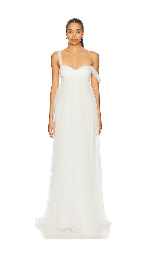 Aniye Records Crissy Wrap Dress in White by ANIYE RECORDS