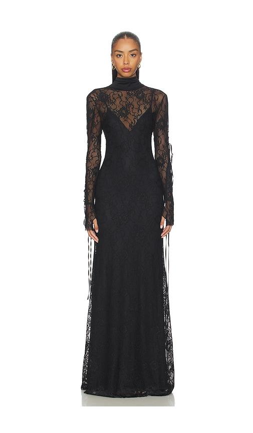 Aniye Records Irma Maxi Dress in Black by ANIYE RECORDS