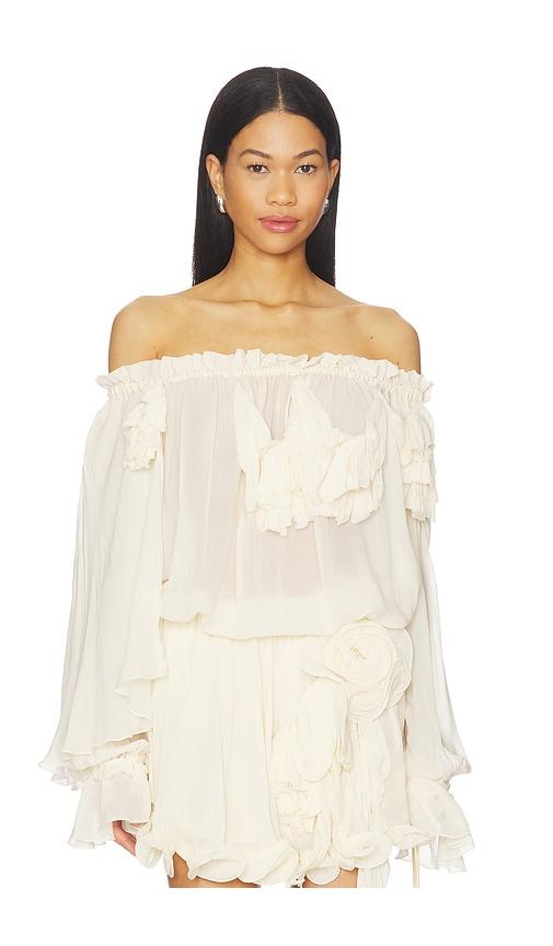 Aniye Records Pen Blouse in Yellow by ANIYE RECORDS