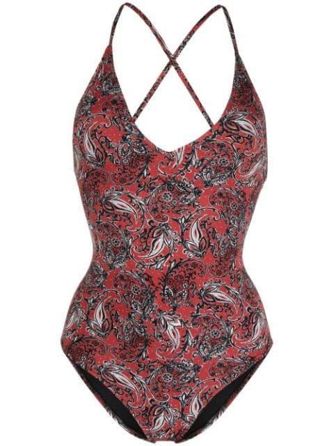 graphic-print swimsuit by ANJUNA