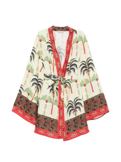 palm-print beach cover-up by ANJUNA
