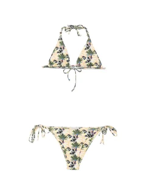palm-print bikini by ANJUNA