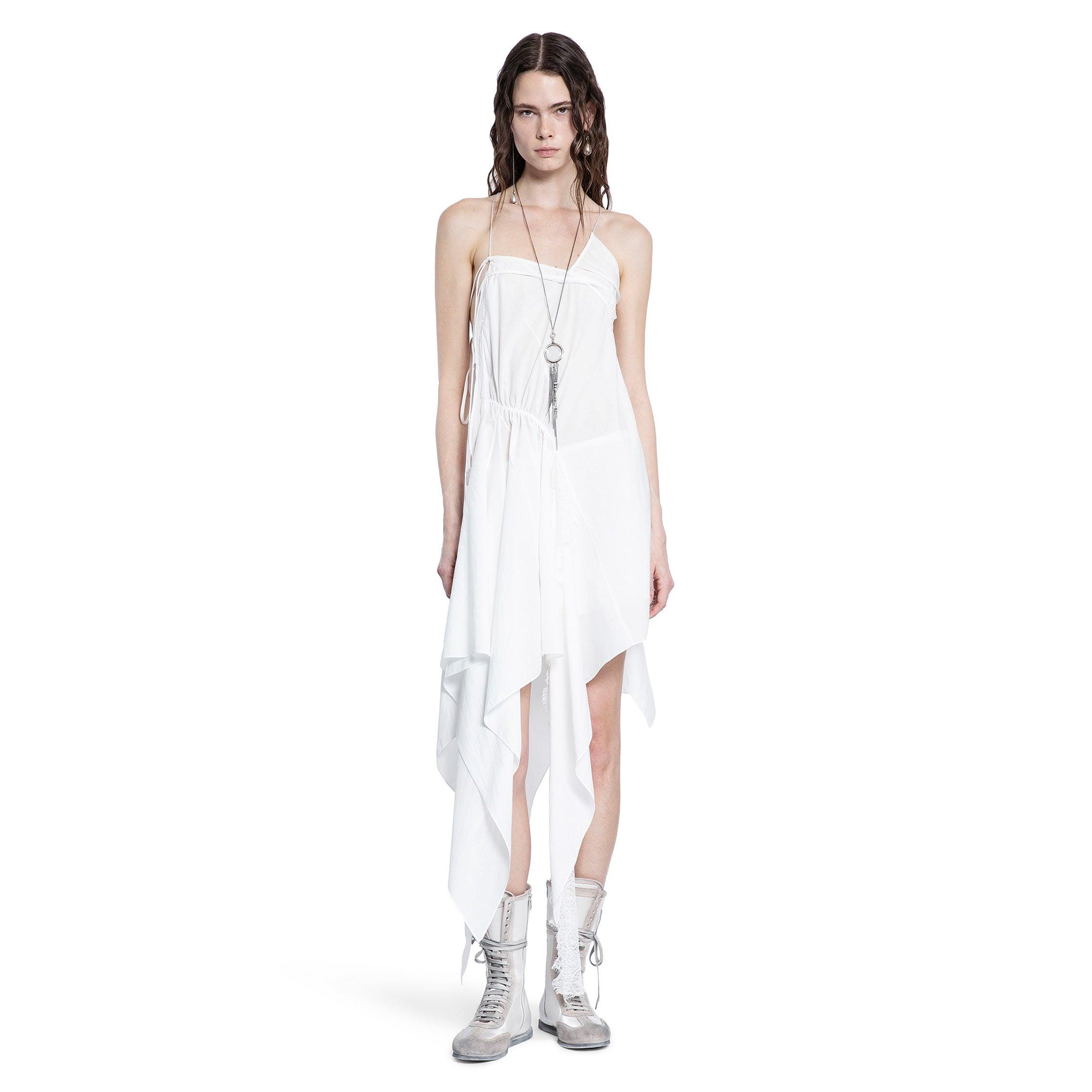 ANN DEMEULEMEESTER WOMAN WHITE DRESSES by ANN DEMEULEMEESTER