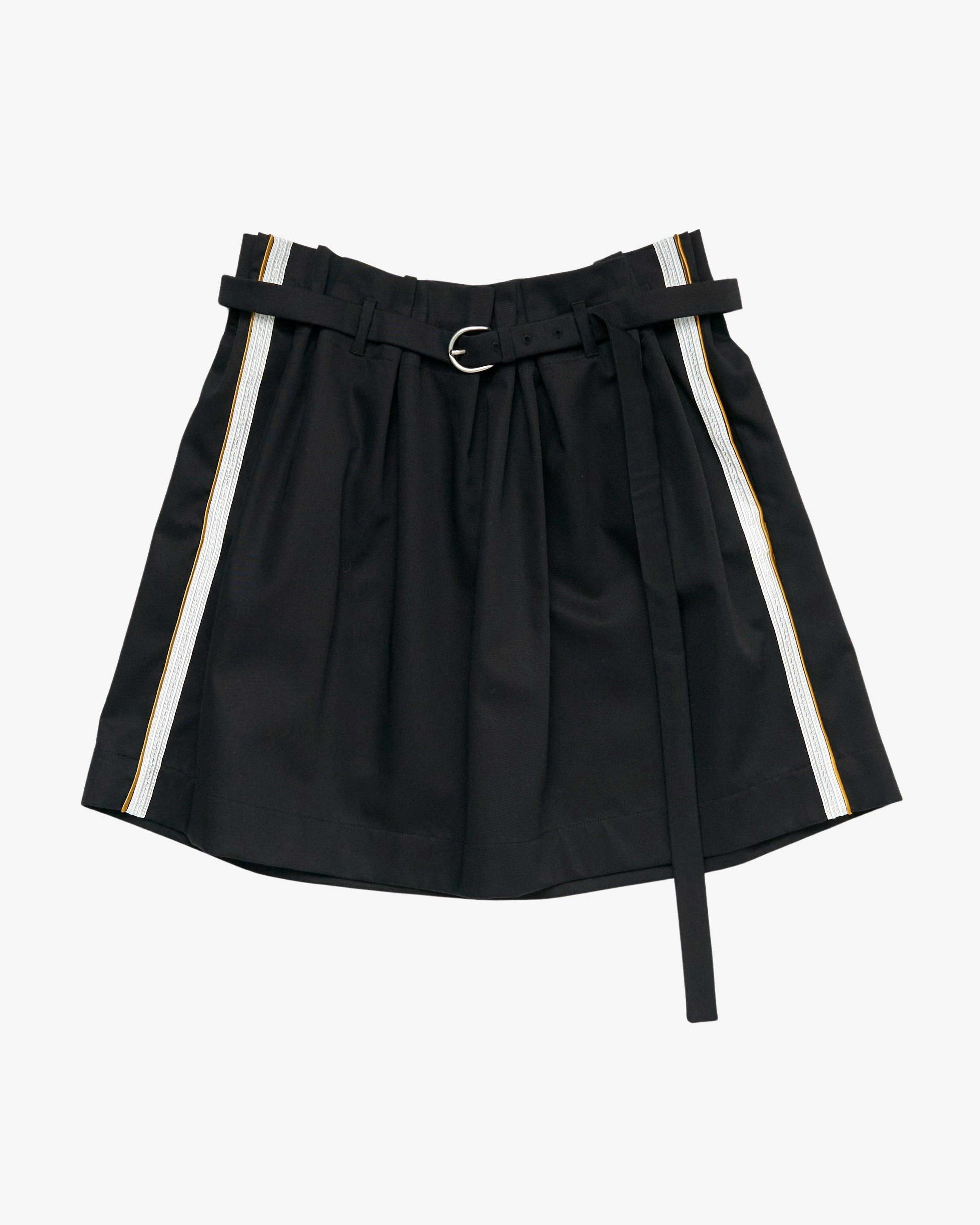 ANN DEMEULEMEESTER - Women's Haga Pleated Miniskirt - (Black) by ANN DEMEULEMEESTER