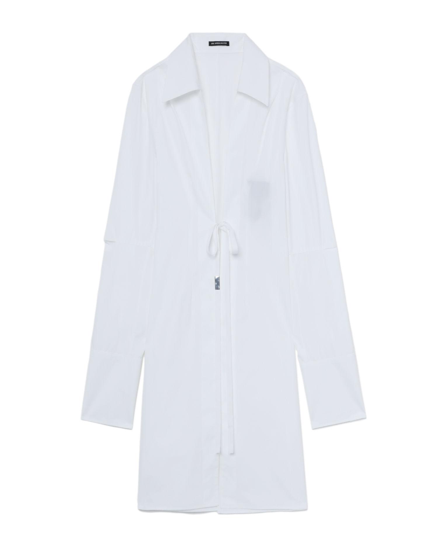 Aert long open front fitted shirt by ANN DEMEULEMEESTER