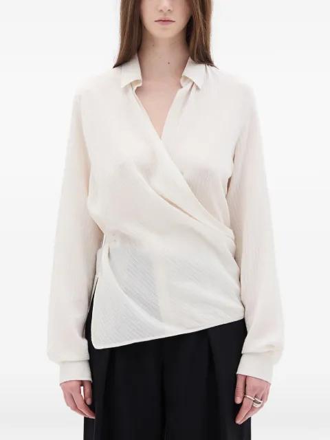 Alba tie wrap shirt by ANN DEMEULEMEESTER