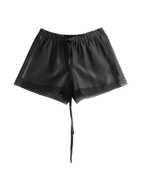 Ante Boxer lace-trim drawstring shorts by ANN DEMEULEMEESTER