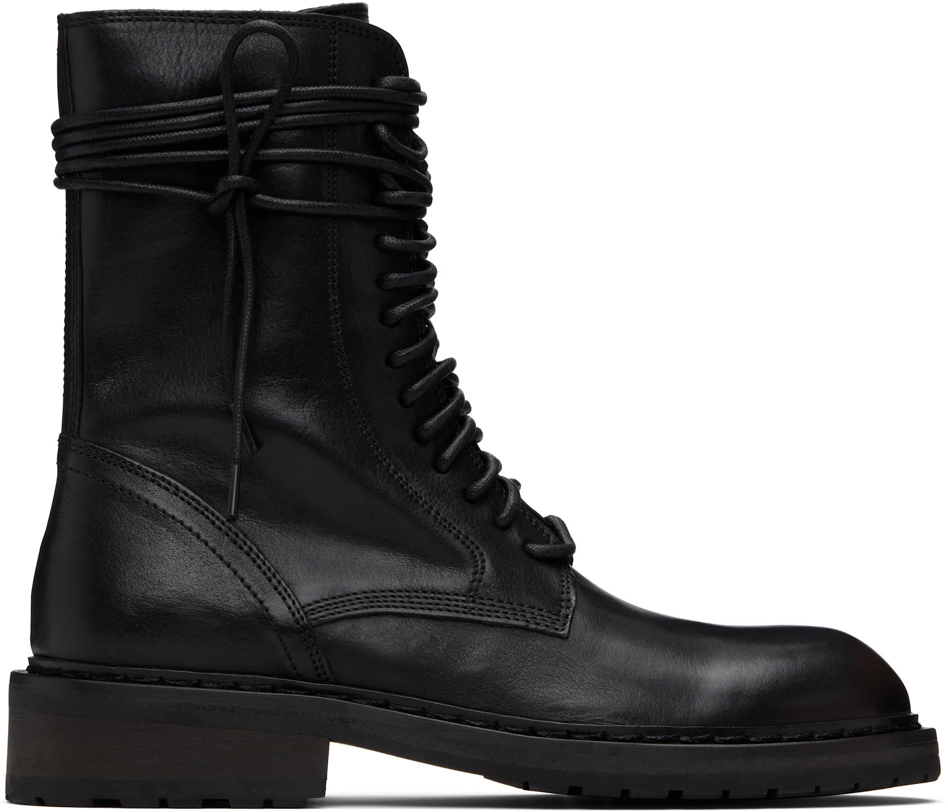 Black Danny Ankle Boots by ANN DEMEULEMEESTER