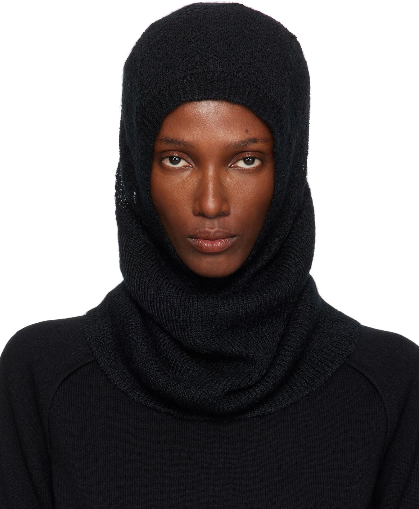 Black Vali Balaclava by ANN DEMEULEMEESTER