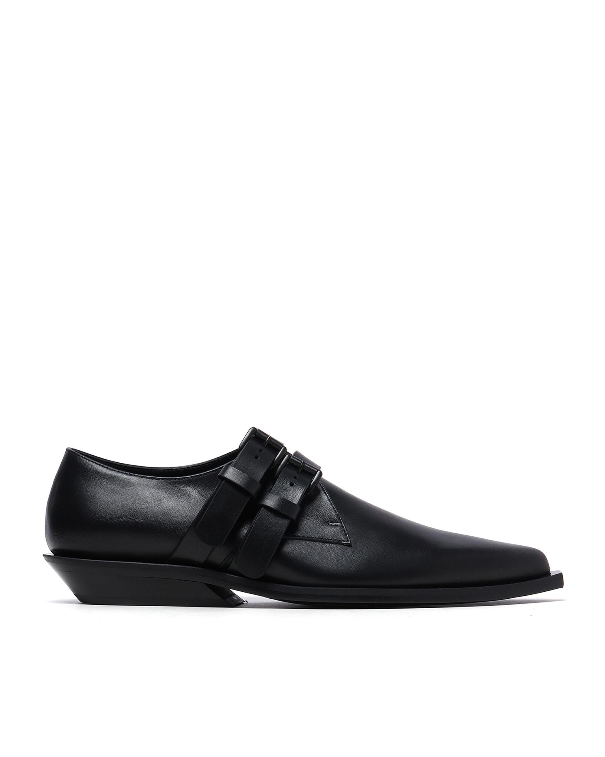 Bowie double monk strap shoes by ANN DEMEULEMEESTER
