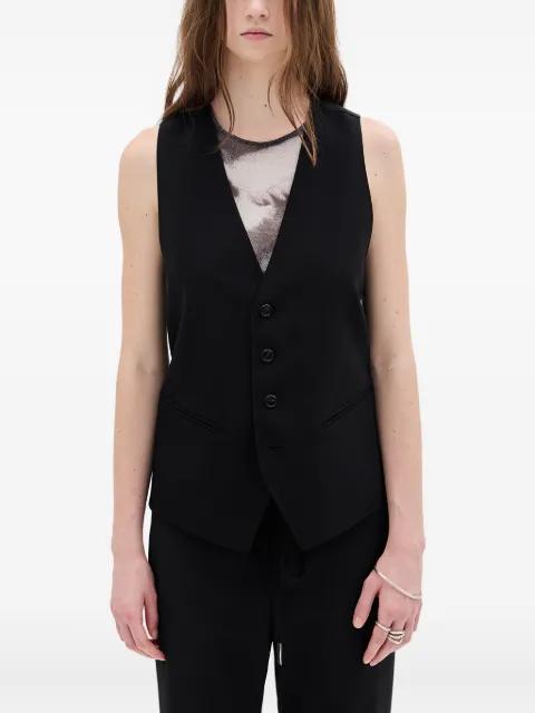 Charlotte button-fastening waistcoat by ANN DEMEULEMEESTER