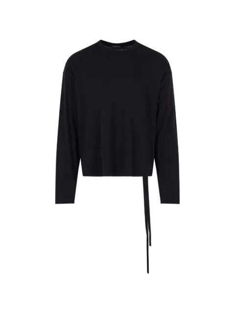 Emil tie-detail T-shirt by ANN DEMEULEMEESTER