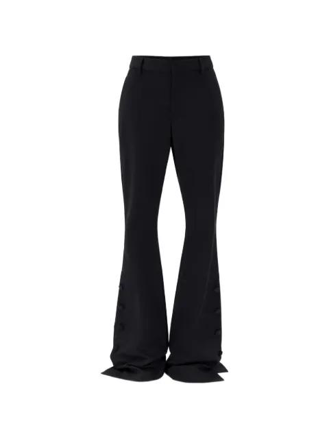 Enya buttoned bootcut trousers by ANN DEMEULEMEESTER
