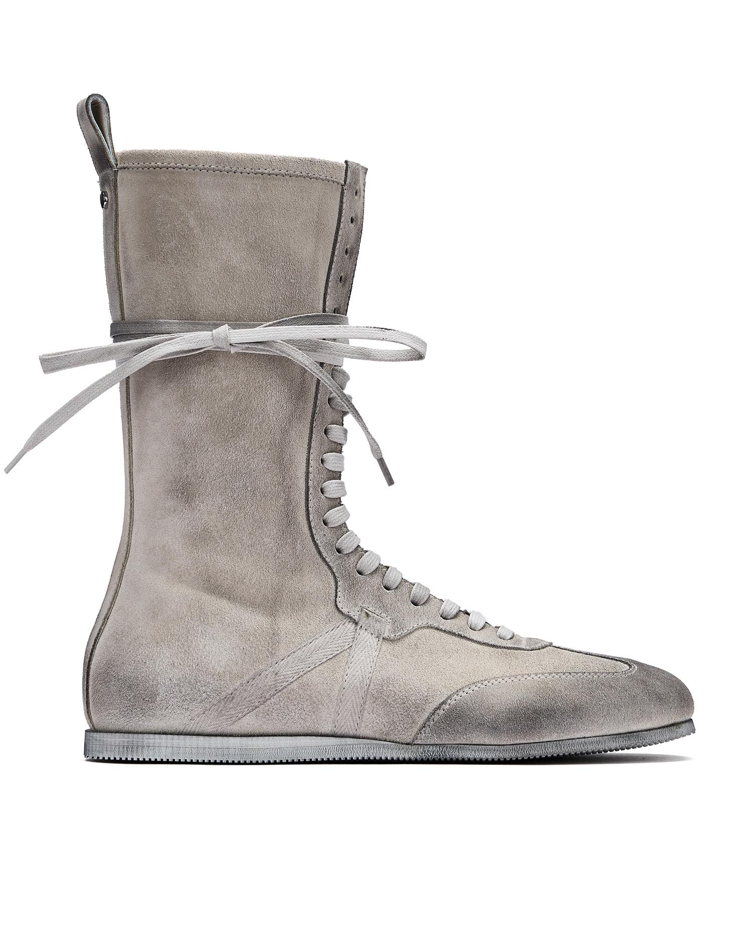 Fides high-top boxing sneaker by ANN DEMEULEMEESTER