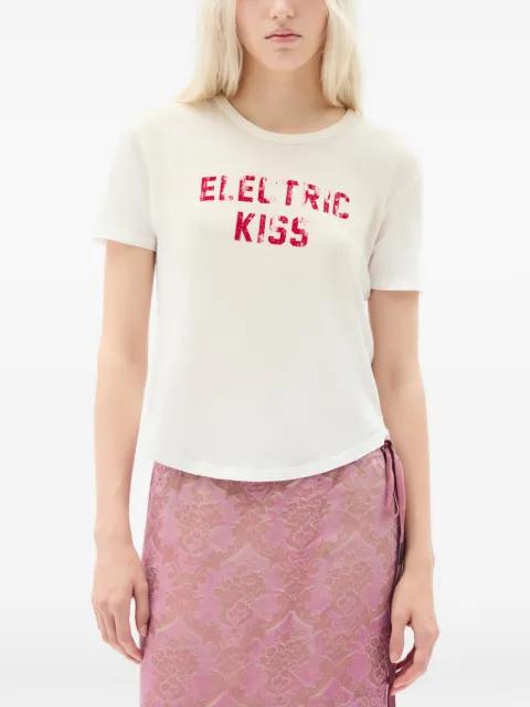 Floor Micro printed T-shirt by ANN DEMEULEMEESTER