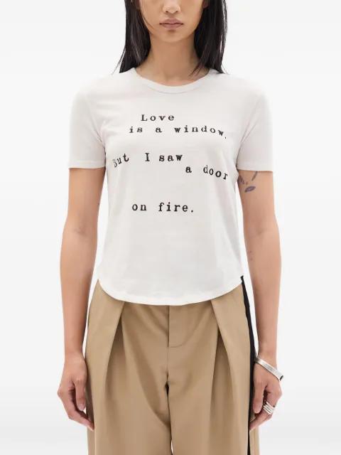 Floor micro T-shirt by ANN DEMEULEMEESTER