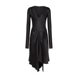 Frederique asymmetric wrap dress by ANN DEMEULEMEESTER