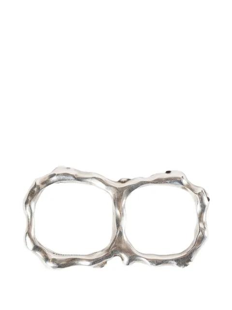 Lenja thorn double ring by ANN DEMEULEMEESTER