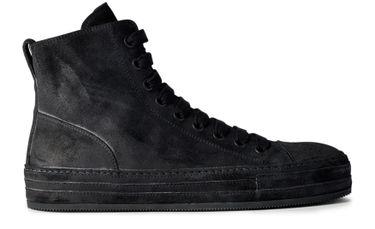 Raven High-Top Sneakers by ANN DEMEULEMEESTER