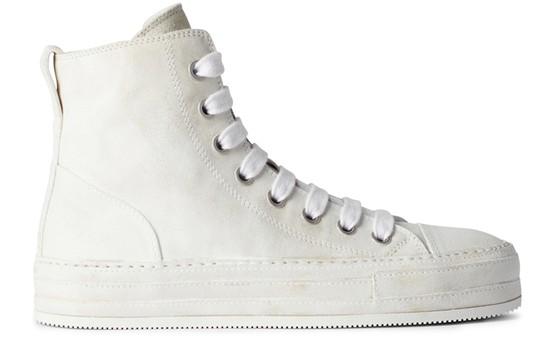 Raven High-Top Sneakers by ANN DEMEULEMEESTER