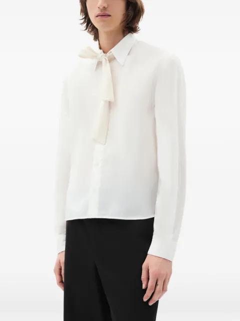Stack tie-detail shirt by ANN DEMEULEMEESTER
