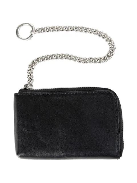 Tevje chain leather wallet by ANN DEMEULEMEESTER