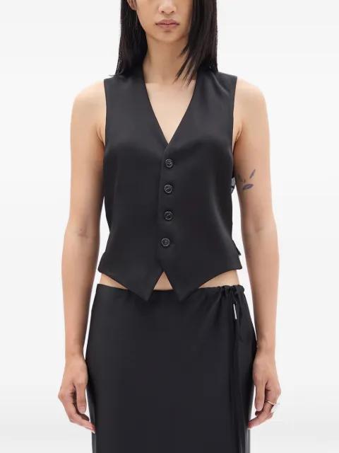 Tiuku V-neck buttoned waistcoat by ANN DEMEULEMEESTER