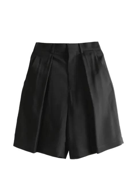 Ukje pleated-front tailored shorts by ANN DEMEULEMEESTER