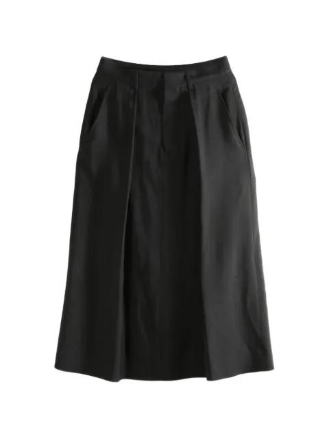 Yura pleated-front skirt by ANN DEMEULEMEESTER