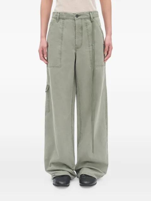 cargo cotton trousers by ANN DEMEULEMEESTER