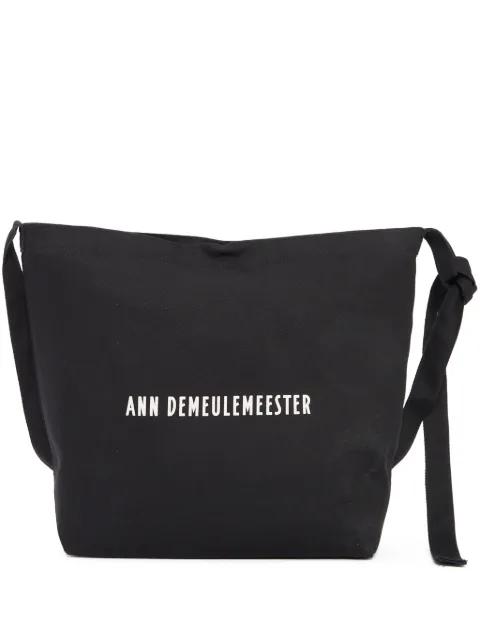 cotton shoulder bag by ANN DEMEULEMEESTER