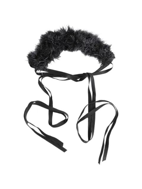 crochet headband by ANN DEMEULEMEESTER