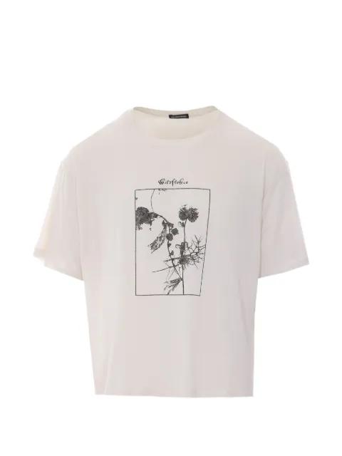 floral-print T-shirt by ANN DEMEULEMEESTER