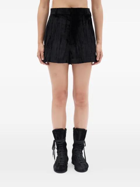 high-waist tailored shorts by ANN DEMEULEMEESTER